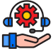 Flutter App Support & Maintenance Icon